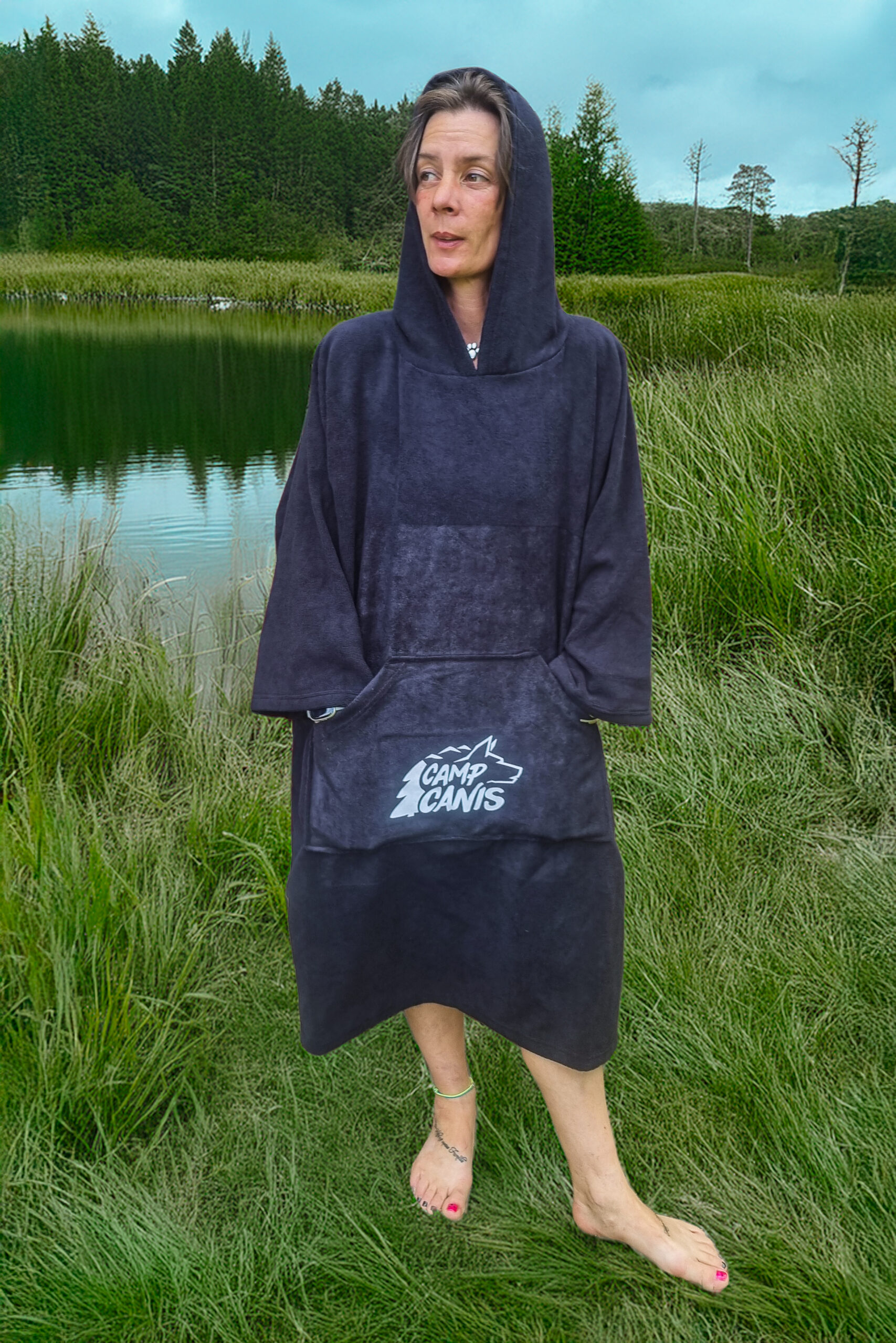 Badeponcho unisex – Bild 2